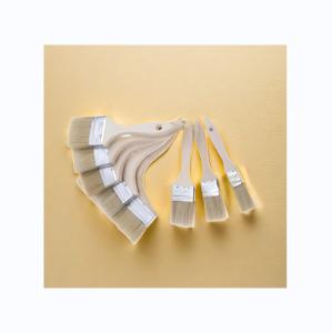 Quality Wood Handle Flat Carving Pen Acrylic Uv Gel Polish Acrylic Brush Set for OEM Support wholesale