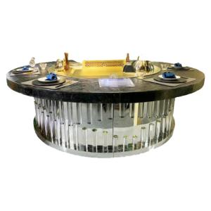 Quality 1.6m Electromagnetic Japanese Circle Teppanyaki Grill Table For Commercial wholesale