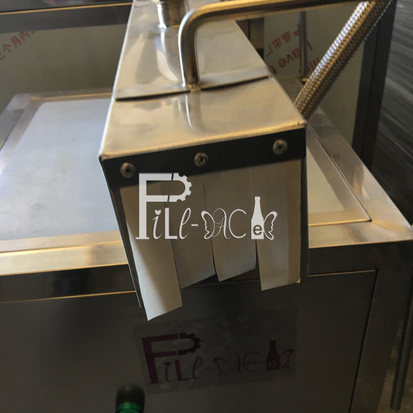 Stainless Steel 304 PVC 3 Gallon Bottle Label Machine Neck Steam