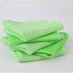 Green Lint Free 40x40cm Kitchen Cleaning Cloth