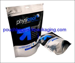 Quality Aluminium stand up pouch, doypack zipper pack bag for liquid 500 ml wholesale