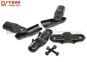 Quality Corrosion Resistance Lean Tube Connector / Black Metal Pipe Connectors 2.5mm Thickness wholesale