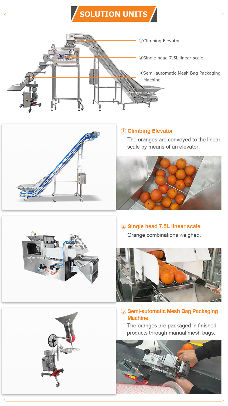 Semi Auto Potato Onion Vegetables Packing Machine Net Mesh Bag Packaging Machine