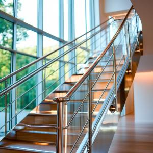 Quality Ergonomic Polished Stainless Steel Handrails for Safety Support wholesale