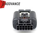 PBT 0.64 Mm 12 Pin Automotive Connector Black Color With Terminals 7283-4038-30