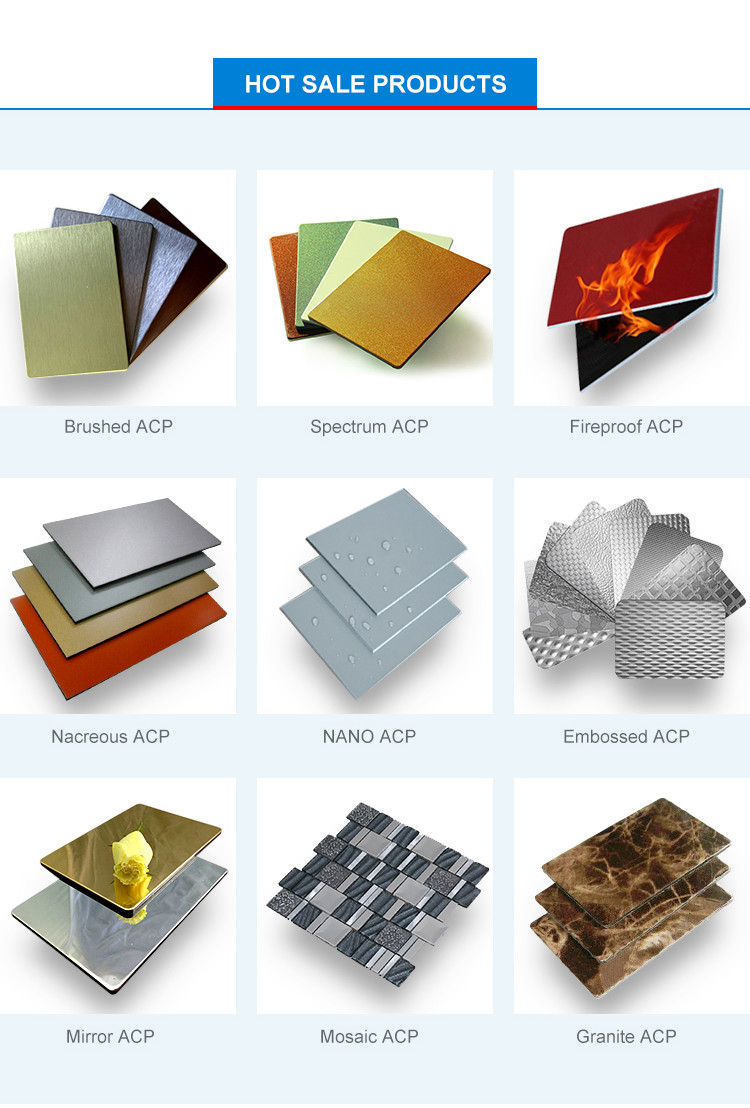 Unbreakable Signage Aluminum Cladding Panel 3mm LDPE Core PVDF Coating