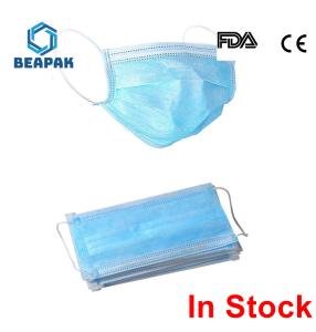 Quality FDA CE certificated3 Ply Face Mask Disposable Non-woven Eco-friendly Fabric wholesale