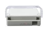 Transparent Dust Cap Ftth Fiber Optic Termination Box PC ABS White Color