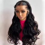 Ready to Ship Brazilian Virgin Hair Body Wave 180% Preplucked 13x4 HD ransparent
