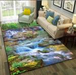 3D Printing Sea World Blending Crystal Velvet Living Room Floor Carpets 120