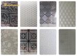 SS201 304 0.8mm Stainlesss Steel Embossed Sheet Decoration Wall Plate