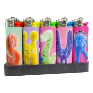 Quality OEM Disposable Refillable Lighter Stone Flameless Lighter Stone Flint Lighter Dy-098 wholesale