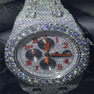 Quality Hip Hop Moissanite Iced Out Watch Datejust Automatic Mechanical Watches For Women wholesale
