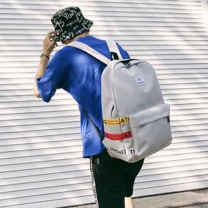 Quality Schoolbag female Korean version of high school students backpacks large capacity backpacks male street photo trend wholesale