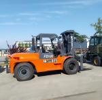 FD100 Counterweight IC Diesel Powered Forklift 10000kg 10 Ton Loading Weight