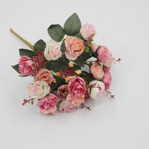 Quality 30cm Diamond Roses Autumn Rose Bouquet for Wedding Home Christmas Decor and Ornaments wholesale