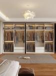 Custom Household Sliding Door Wardrobe Already Assembled Wooden