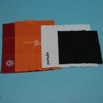 Embroidery Logo 12*15cm Microfiber Drawstring Jewelry Pouch