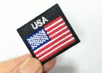 American Flag Military Style Patches Embroidered For Army Uniform 5cmX8cm