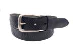Soft Brown Black Top 38mm Full Grain Leather Belt For Men