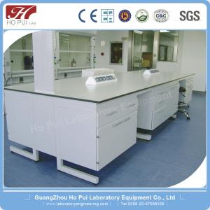 Quality MDF Wood Physics Science Lab Tables Grey for Commercial Furniture wholesale