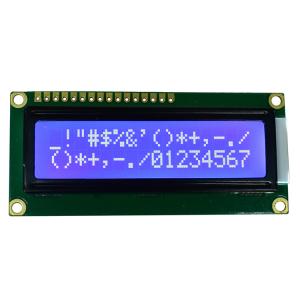Quality Character Dot Matrix LCD Module SPLC780D Controller BLUE Film Positive Display wholesale
