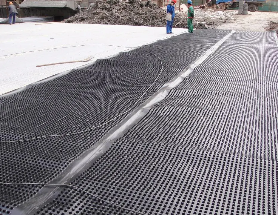 Plastic Drainage Board for Green Roofs Customized Dimple Waterproof HDPE Drain Board