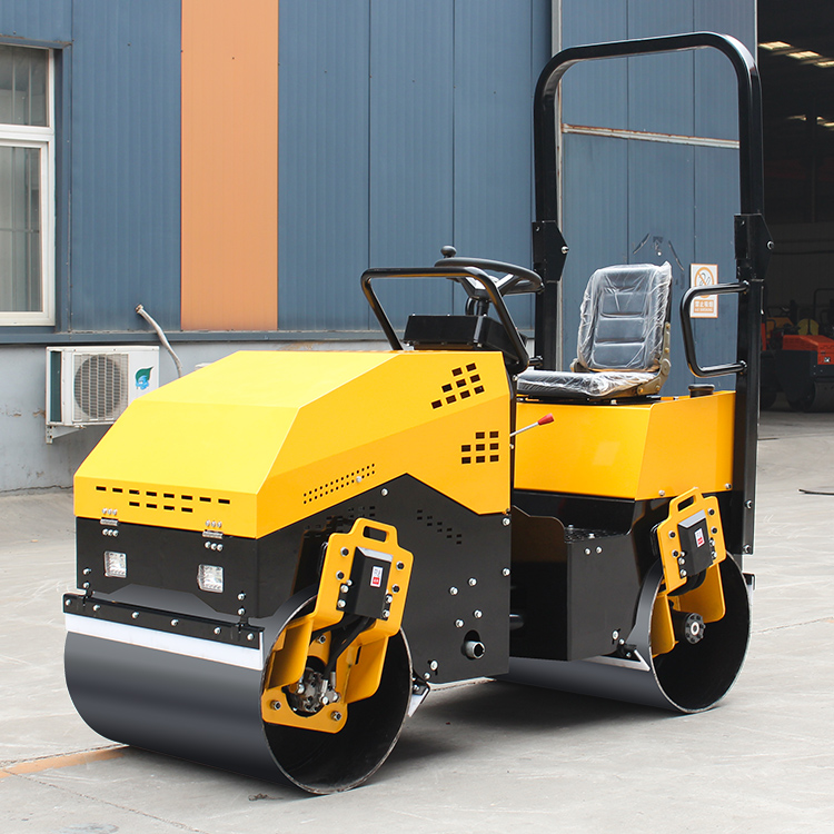 1.5 Ton Single Drum and Double Drum Ride-On Road Roller with Hydraulic Transmission