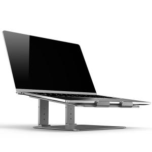 Quality 147mm Adjustable Height Aluminium Laptop Stand For 17.3 inch Solid wholesale