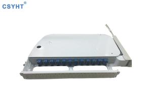 Quality Customized 19 Rack Mount Fiber Patch Panel Rotary Swing Out Type Light Weight wholesale