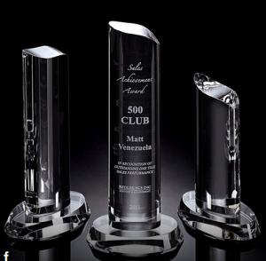 Quality imperial tower crystal award/3d laser engraving crystal award/crystal tower trophy/2d wholesale