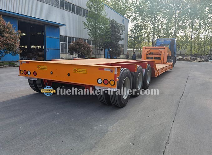 low bed semi  trailer