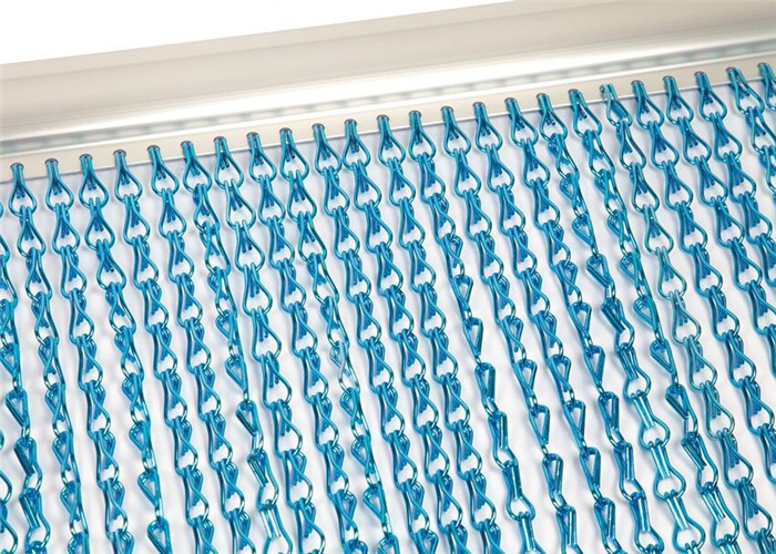 Wire Diameter 2.0mm Decorative Metal Mesh Aluminium Fly Curtain