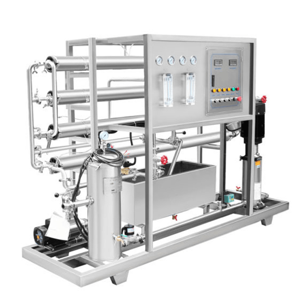 SUS304/316L 1-10T Per Hour Mini Industrial RO Pure Water Treatment System