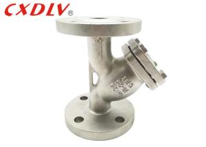 Quality Water Pump Y Type Strainer Stainless Steel Material Double Flange Ends wholesale