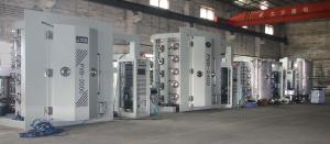 Quality Large Capacity Plastic Cosmetic Cap Vacuum Metalizing Equipment wholesale