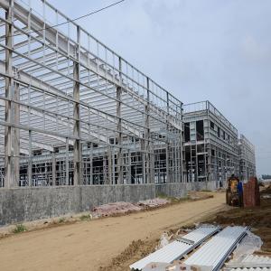 Quality Customizable Steel Structure Factory Prefabricated Steel Frame Plant With Bolt Connection wholesale