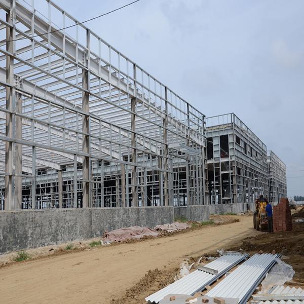 Customizable Steel Structure Factory Prefabricated Steel Frame Plant With Bolt