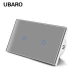 146*86mm 2Gang Eu Standard 5W - 300W/Gang Touch Light Switch Single Live Wire