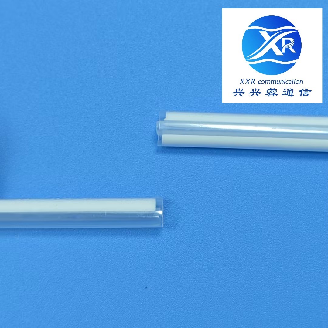 8 Cores Ribbon Fiber Splice Sleeve Single Ceramic Rod With Shrunk 4.7x4.1mm