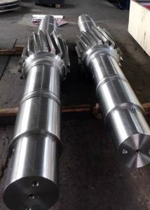 Quality Gear Grinding Helical Pinion Shaft 17CrNiMo6 Steel Gearbox Output Shaft wholesale