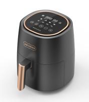 Quality Black 1.4kw High Temperature Air Fryer , 4.5L 4 Quart Air Fryer wholesale
