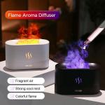 RGB light Color Change USB Flame Humidifier Led Essential Oil Fire Flame Smart
