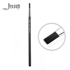 Quality Flat Edge Firm Tightline Eyeliner Brush Antimicrobial Synthetic Hair wholesale