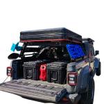 63KG N.W Silver Aluminum Bed Rack for Toyota Hilux Pickup Trucks and 4x4