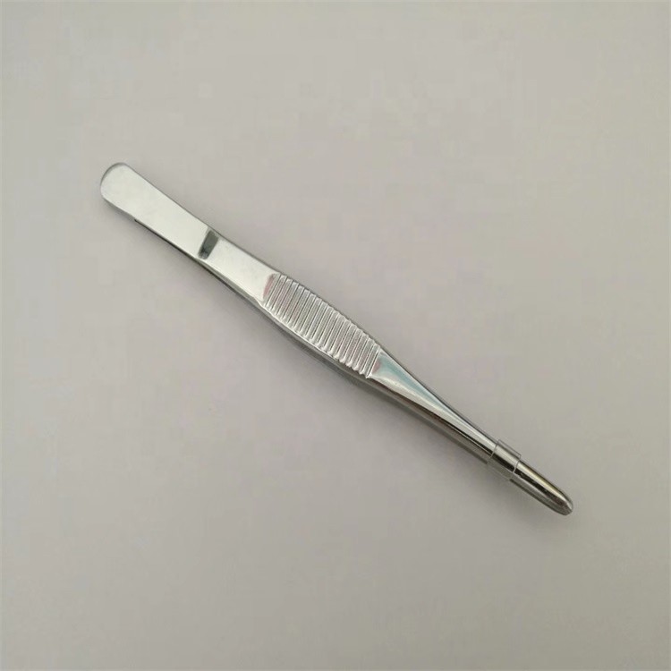 Instruments Curved Straight Surgical Medical Grade Tweezers Stainless Steel