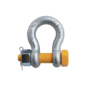 Quality Steel Safety Pin Bow Wide Body Shackles 1.25 Inch WLL 12 Tonne wholesale