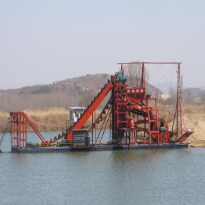 Quality Professional Bucket Chain Sand Ladder Dredger For River Lake Sea Dredging wholesale