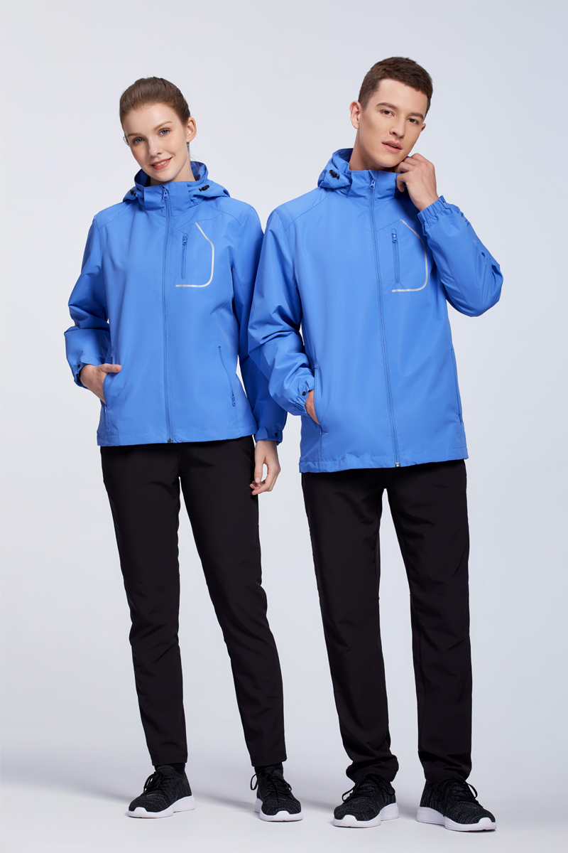 Unisex Warm Down Jacket Windbreaker Hooded Waterproof Mountain Rain Jacket