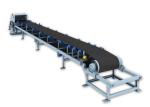 800mm Width Troughed Belt Conveyor Outdoor Application Continuous Stream